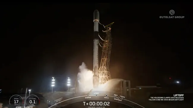 SpaceX 完成今年第 100 次轨道发射，为 OneWeb 发射 20 颗卫星